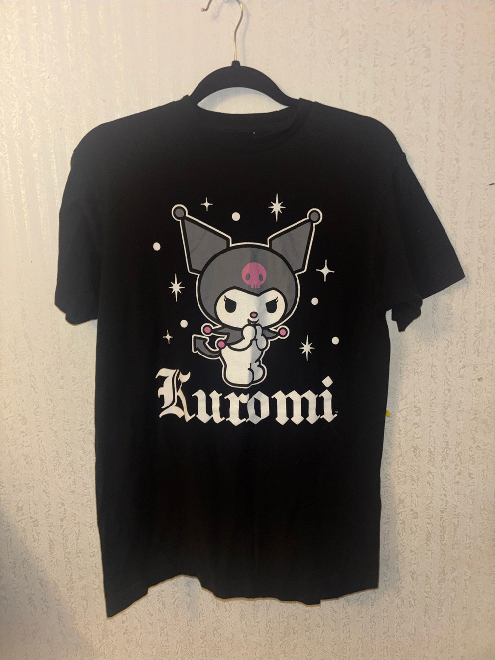 Kuromi Graphic Short Sleeve Tee - Black